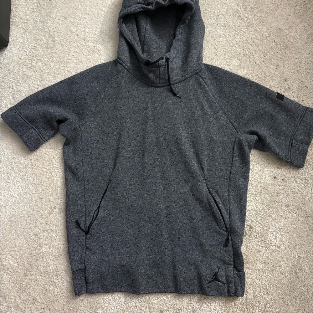 Jordan Charcoal Short Sleeve Hoodie